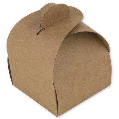 Lot de 10 boîtes à dragées arrondies kraft