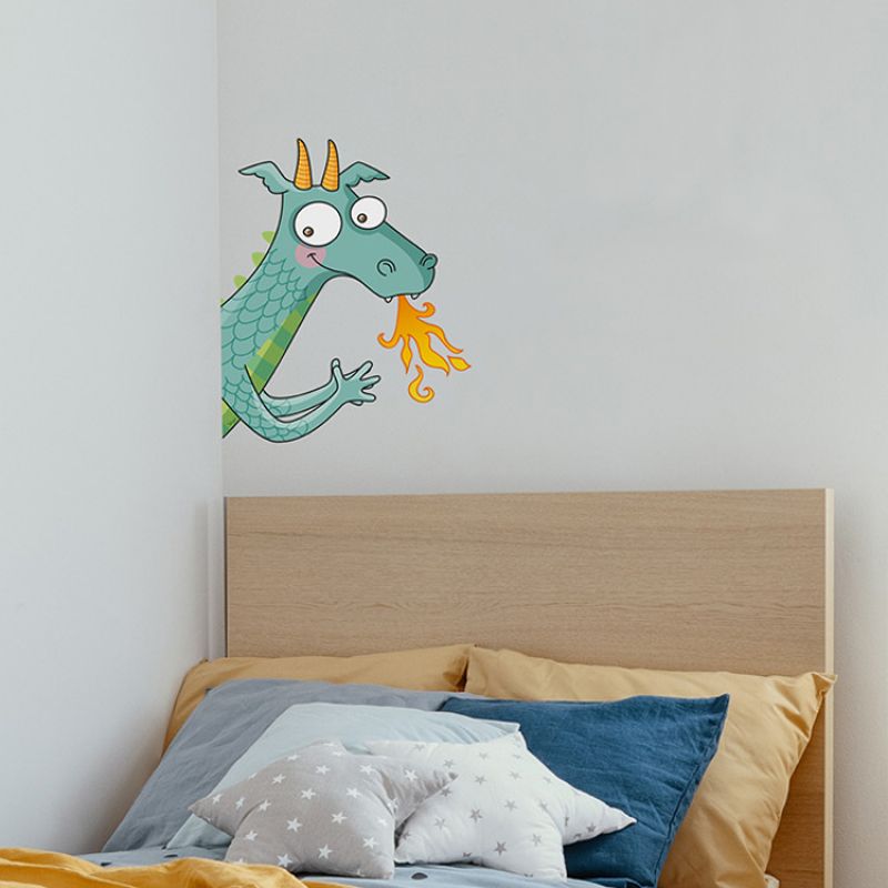 Sticker de porte dragon (côté gauche) Série-Golo