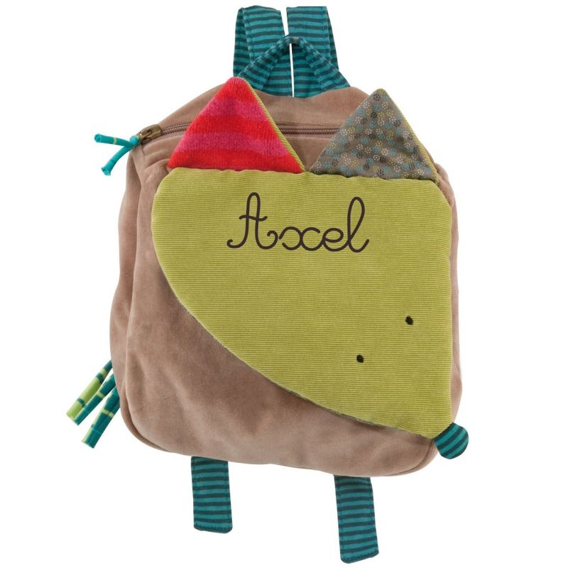 Sac à dos loup personnalisable Jolis pas beaux Moulin Roty