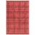 Variation Rouge du produit Tapis lavable Tartan Vintage Red (90 x 120 cm) de la marque Lorena Canals