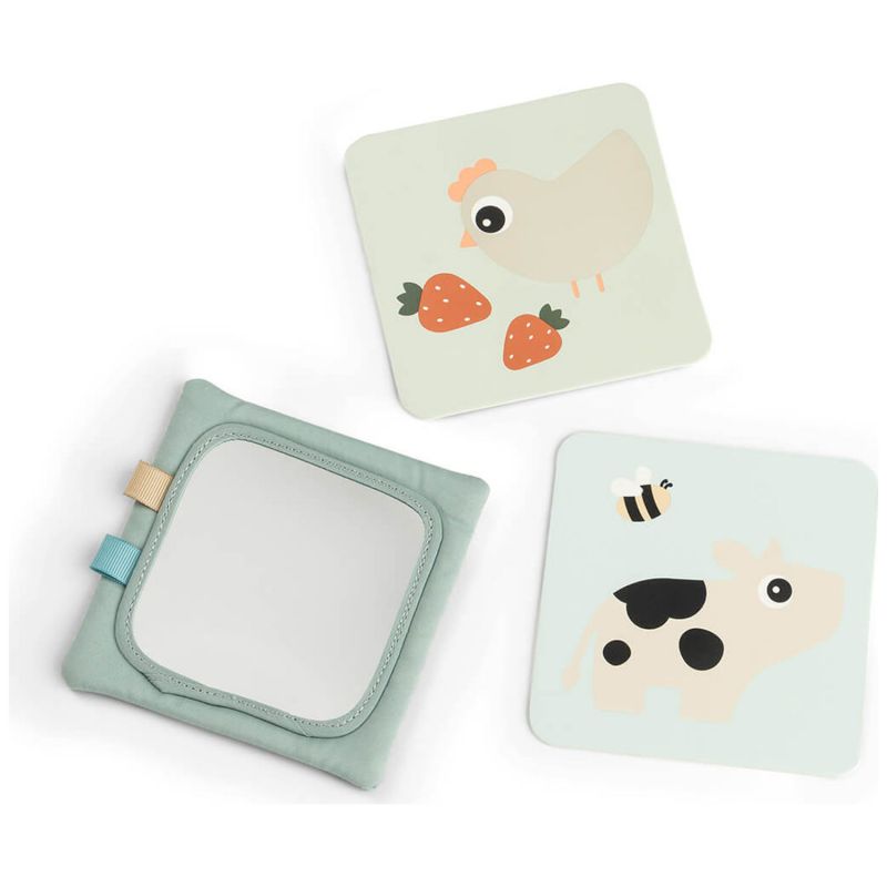 Support de cartes à motifs contrastés Tiny farm Vert Done by Deer Produit 6