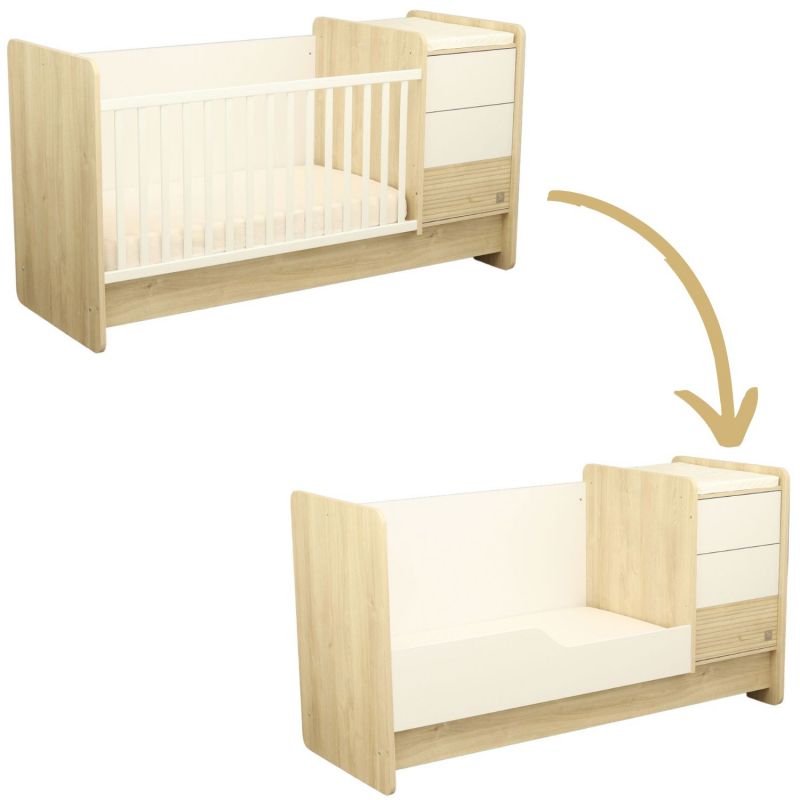 Lit combiné évolutif Paloma (70 x 140 cm) Sauthon mobilier Produit 1
