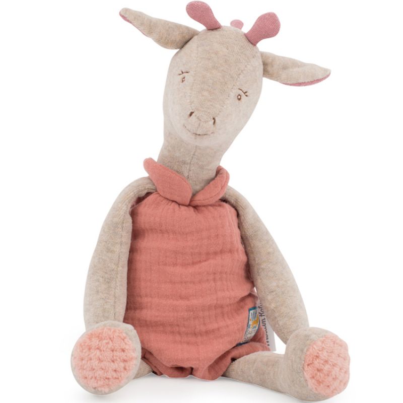 Peluche girafe Bibiscus Sous mon baobab (37 cm) Moulin Roty