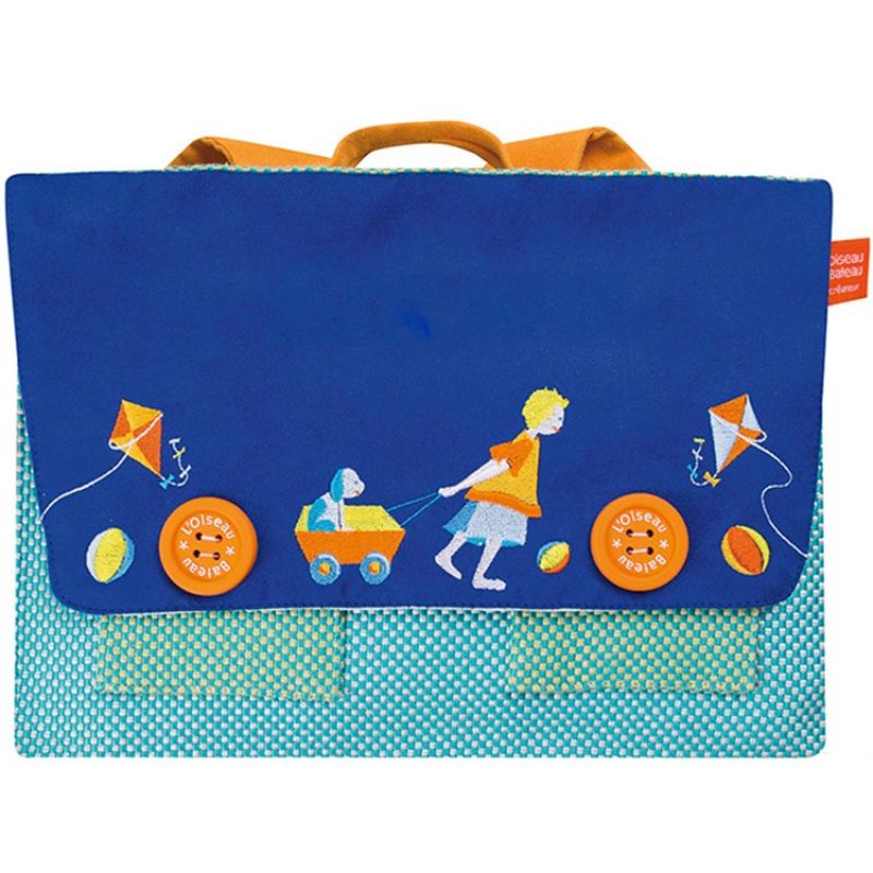 Cartable Les P'tits cartables Chariot L'oiseau bateau