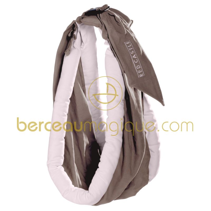 Porte-bébé Tikamak taupe et rose Red Castle