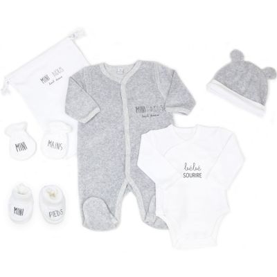 Kit de naissance Mini nous 6 pièces (naissance) Trois Kilos Sept