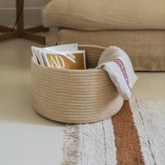 Panier de rangement Gram jaune doré (35 x 20 cm)