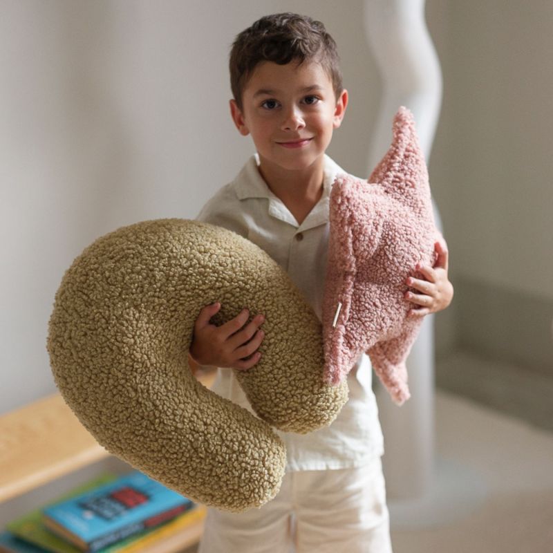 Coussin en U Matcha molletonné Wigiwama Ambiance 2