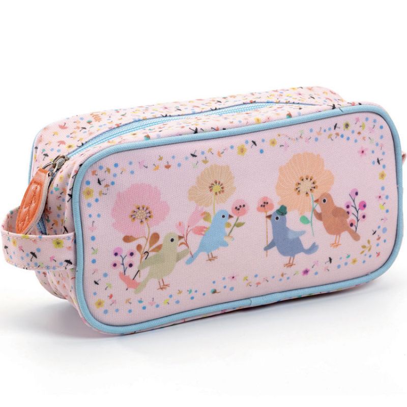Grande trousse scolaire Oiseaux colorés Djeco