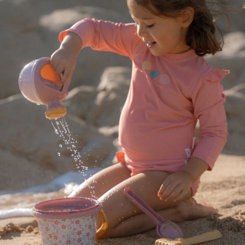 Maillot de bain manches longues 1 pièce à volants Dreamy Pink (1-2 ans) Little Dutch Ambiance 6