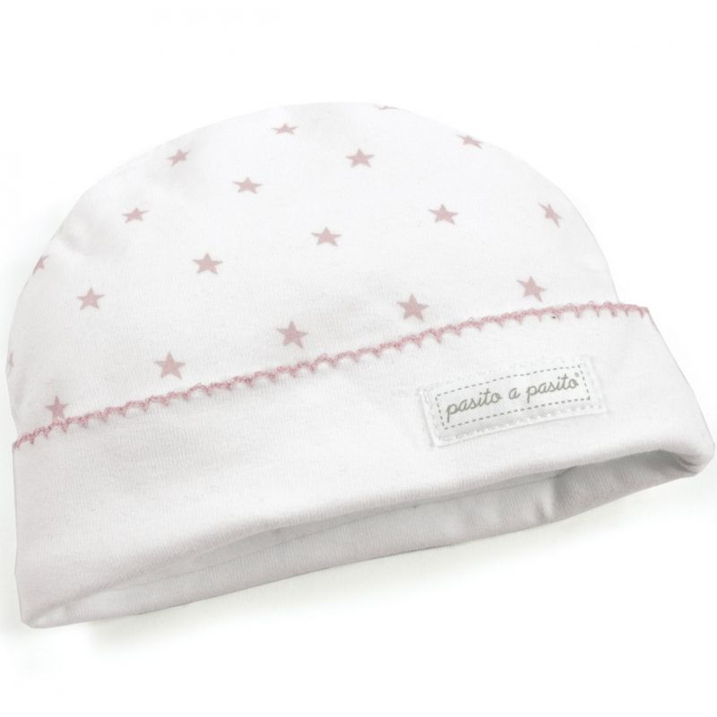 Bonnet de naissance Amelie rose Pasito a pasito