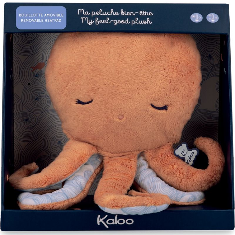 Peluche bouillotte bien-être poulpe Petit calme (28 cm) Kaloo Produit 5