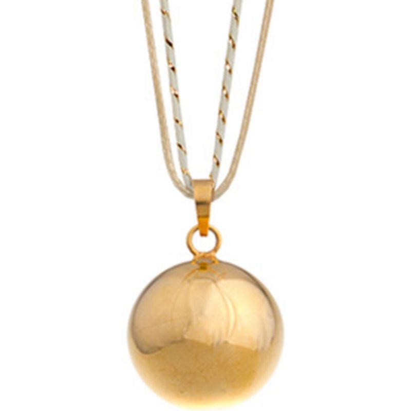Bola sur cordon Ilia (plaqué or jaune 750°) Nativee