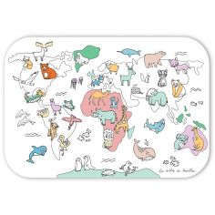 Coloriage géant Coloriboard Map Monde (6 pièces) - DBKids