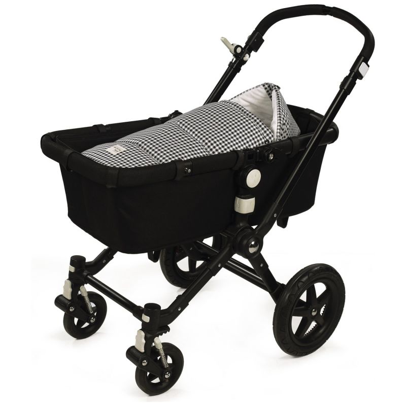 Nid d'ange et chancelière siège auto Groupe 0 Hiver I Love Vichy Noir Walking Mum Produit 5