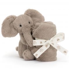 Doudou plat Smudge Eléphant