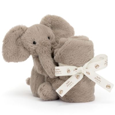 Doudou plat Smudge Eléphant