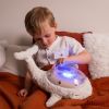 Veilleuse peluche Tranquil Baleine™ blanc (rechargeable)  par Cloud B