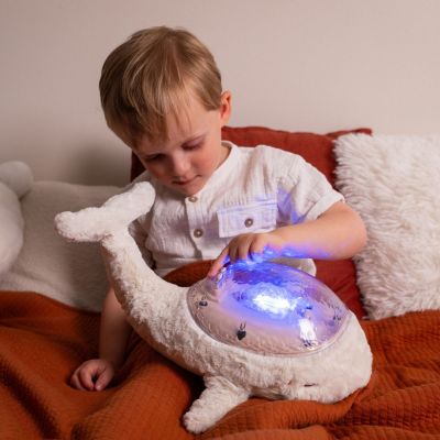 Veilleuse peluche Tranquil Whale White (rechargeable)