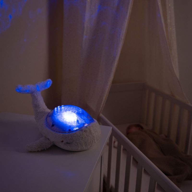 Veilleuse peluche Tranquil Whale White (rechargeable) Cloud B Ambiance 5