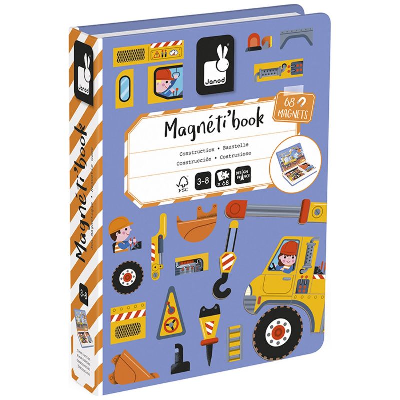 Jeu magnétique magneti'Book Construction Janod Produit 3