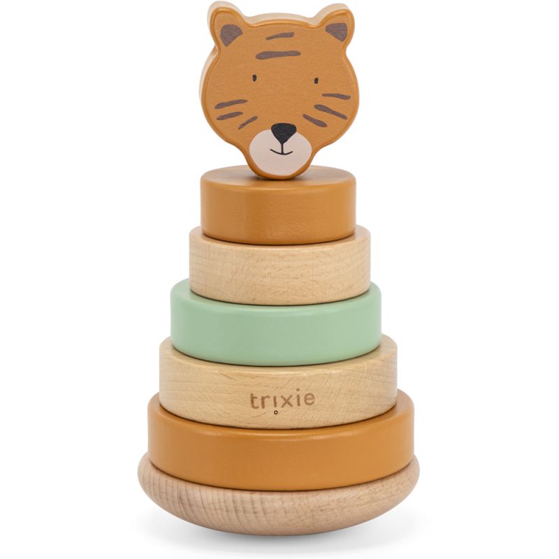 Pyramide à empiler en bois Mr. Tiger Trixie Produit 1 grande taille