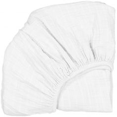 Drap housse White pour couffin Kuko et berceau Kumi (65 x 40 cm) - Charlie Crane