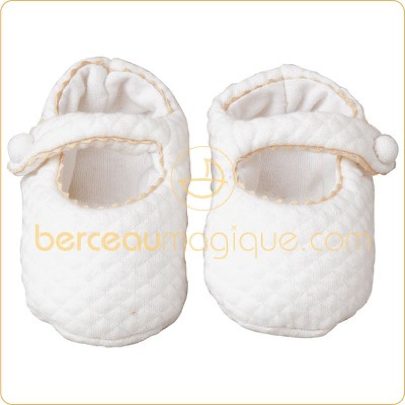 Chaussons blanc Trousselier