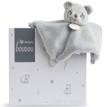 Doudou plat panda gris (25 cm)  par Doudou et Compagnie