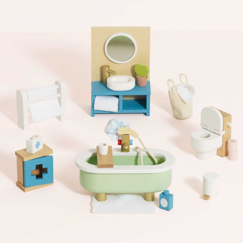 Salle de bain pour maison de poupée en bois FSC Le Toy Van Ambiance 6
