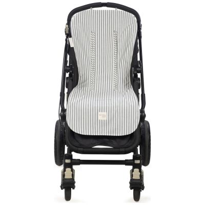 Assise pour poussette Praliné Rayures Matcha Walking Mum