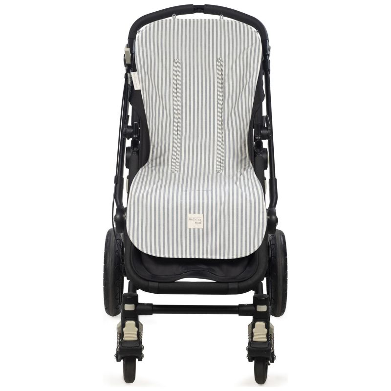 Assise pour poussette Praliné Rayures Matcha Walking Mum Produit 1