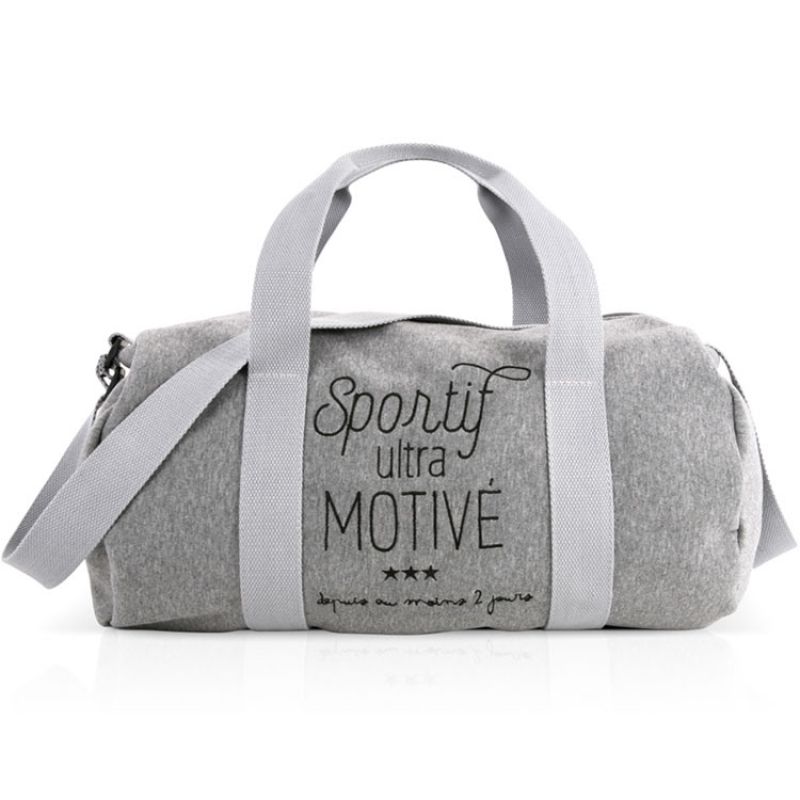 Sac de Sport Gris Sportif Ultra motivé Créa Bisontine