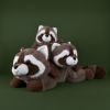 Peluche lestée VASCO LE RATON LAVEUR (32 cm) Histoire d'Ours Ambiance 6