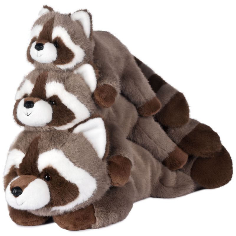 Peluche lestée VASCO LE RATON LAVEUR (32 cm) Histoire d'Ours Produit 3