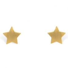Boucles d'oreilles Full étoile (vermeil doré)  par Coquine