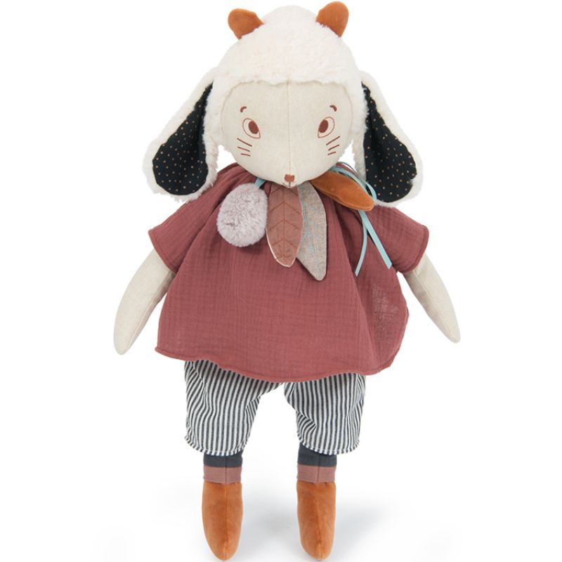 Grande peluche Fenouil le mouton Après la pluie (55 cm) Moulin Roty