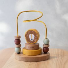 Boulier en bois avec tour à empiler Mr. Lion