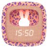 Réveil 2 en 1 Billy Clock Léopard Rose MOB Produit 1