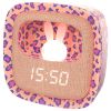 Réveil 2 en 1 Billy Clock Léopard Rose MOB Produit 3