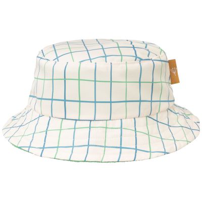 Bob réversible anti-UV Carreaux classiques (1-2 ans) Fresk