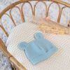 Bonnet Ours en maille Sauge (0-1 mois) Trois Kilos Sept Ambiance 3