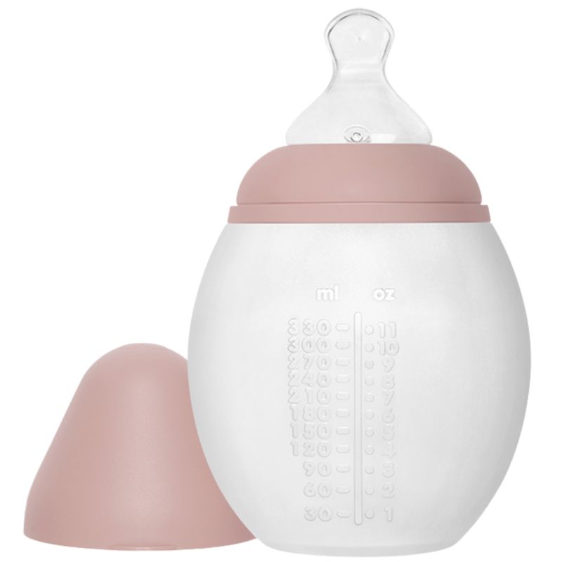 Biberon anti-colique en silicone Blush (330ml) Elhée Produit 1