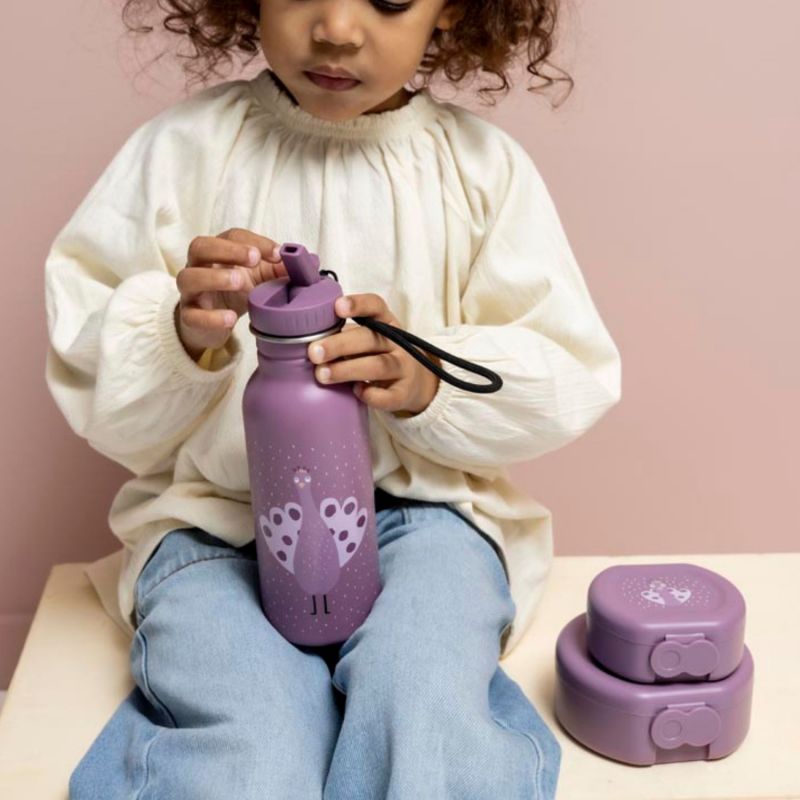 Lot de 2 boîtes à goûter à clip Mrs. Peacock (0,3 L) Trixie Ambiance 8