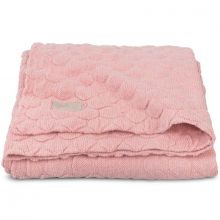 Couverture Fancy knit rose poudré (75 x 100 cm)  par Jollein