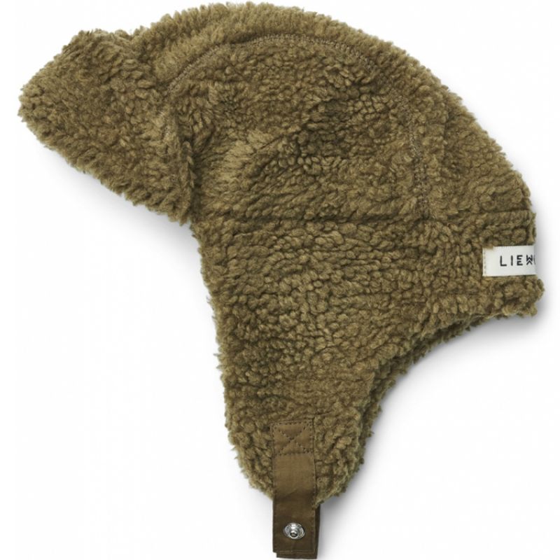Bonnet aviateur Bravo Khaki (3-4 ans) Liewood