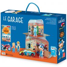 Livre et maquette 3D Le garage, M. Neil et V. Bonaguro  par Sassi Junior