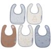 Lot de 5 bavoirs imperméables Miffy Moments Cloudy Blue Jollein Produit 3
