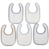 Lot de 5 bavoirs imperméables Miffy Moments Cloudy Blue Jollein Produit 4