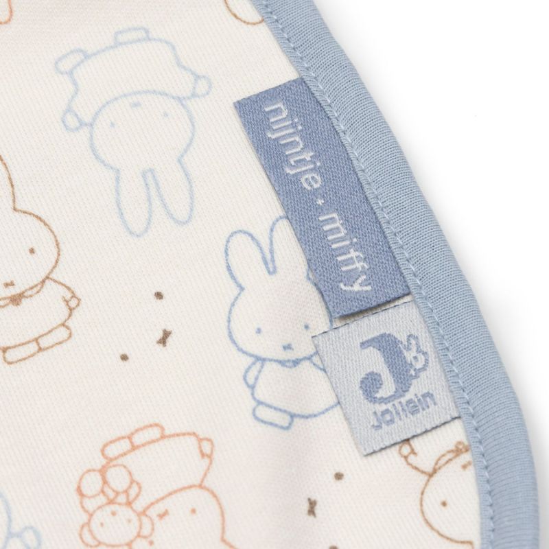 Lot de 5 bavoirs imperméables Miffy Moments Cloudy Blue Jollein Produit 5